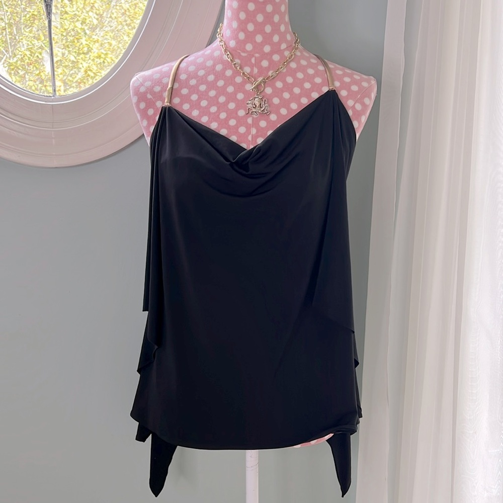 Express Chain Strap Evening Top Size M